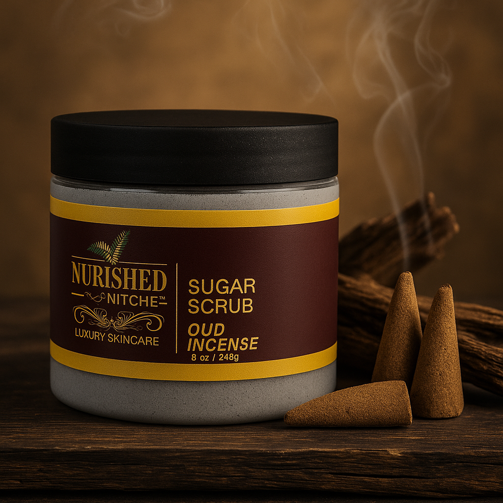 Men's Oud Incense Body Sugar Scrub